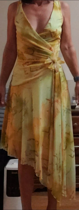 Maria Bonita Dress - Size Small, Yellow/Orange