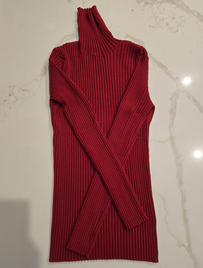 Red Turtleneck Sweater