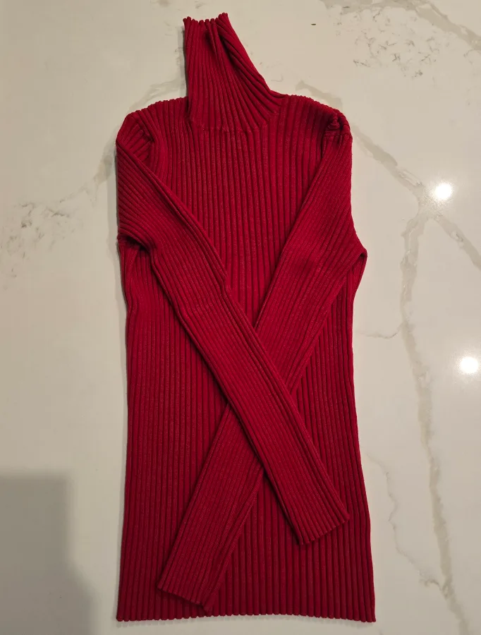 Red Turtleneck Sweater thumbnail