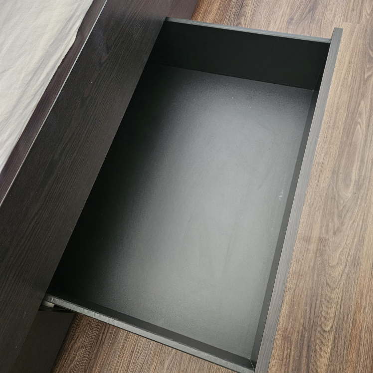 Queen IKEA bed frame with 4 drawers for storage - photo 3