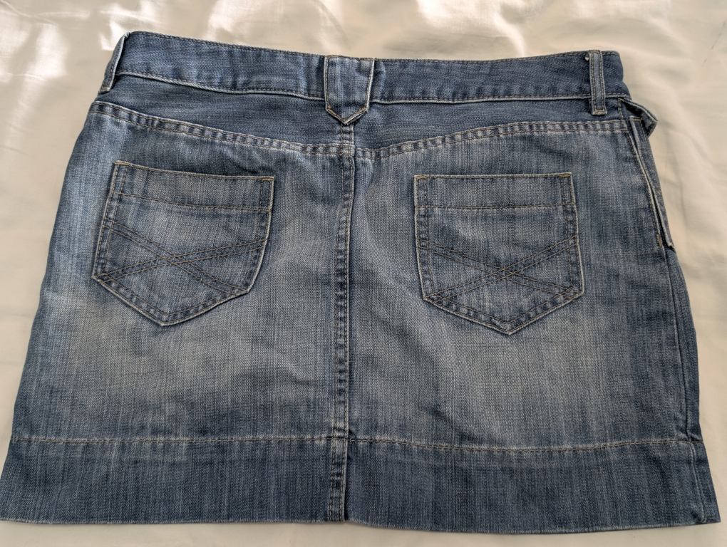 H&M Denim Mini Skirt - Size 12 - photo 2