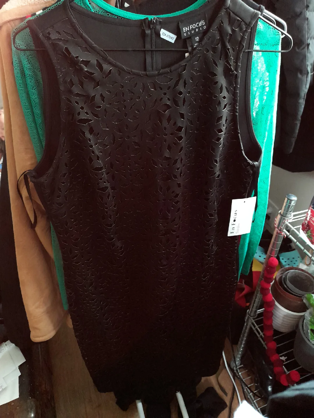 En Focus Studio Black Dress - Size 12 thumbnail