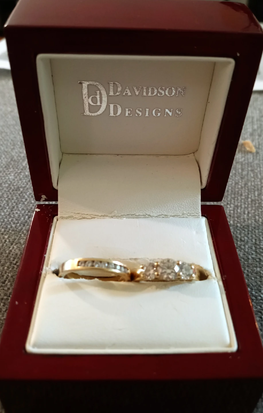 Davidson Designs Gold Ring Set