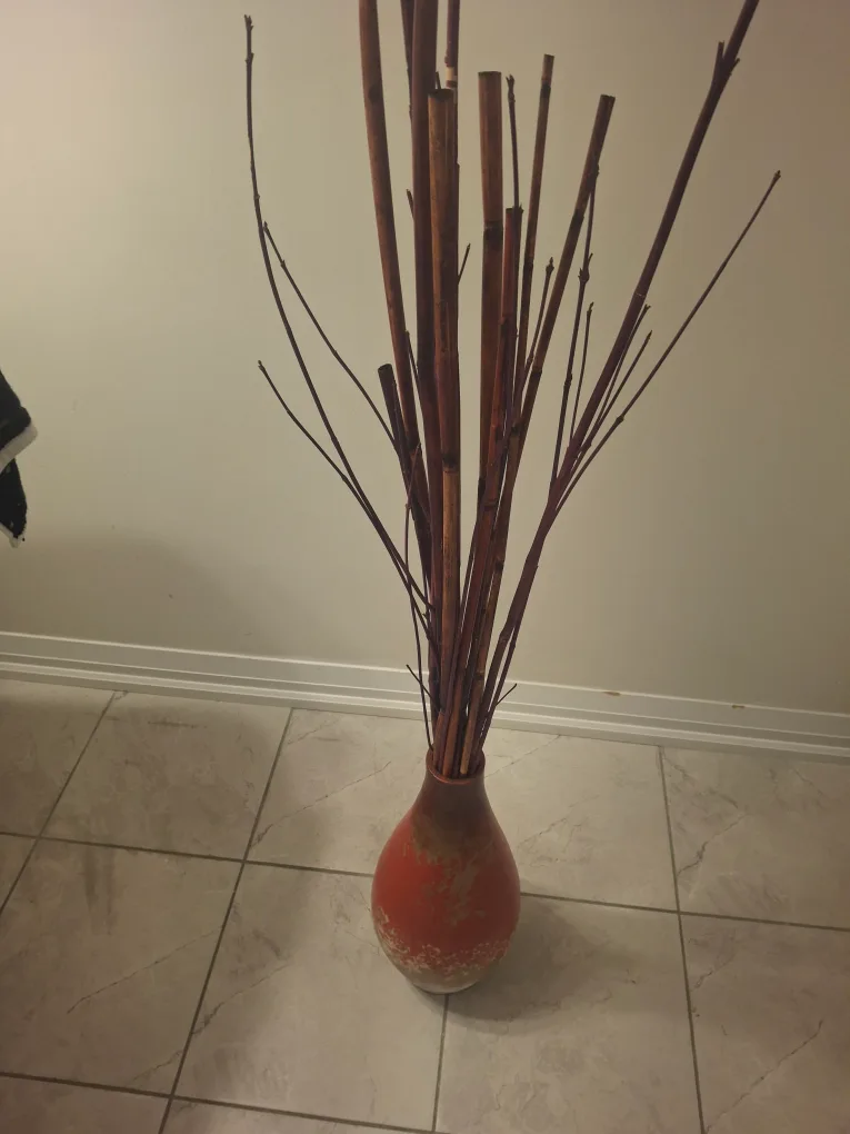 Decorative Vase with Sticks image indicator(3)