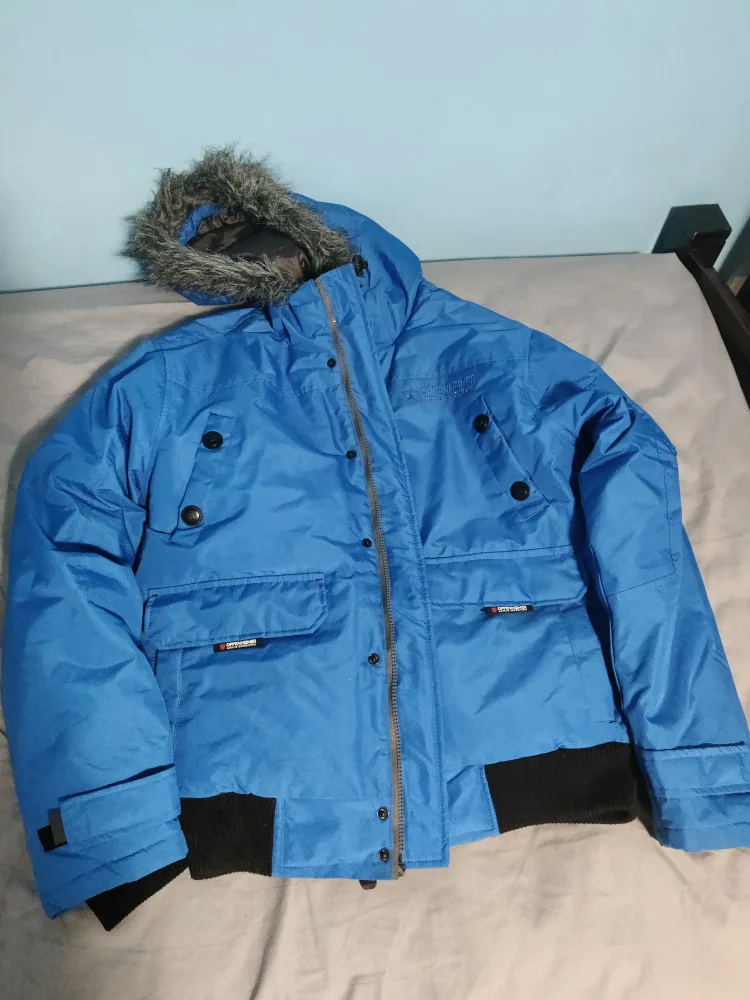 Oppenheimer Heavy Blue Winter Jacket - Size L thumbnail