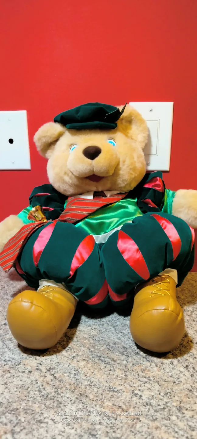 Collectible Christmas Teddy Bear thumbnail