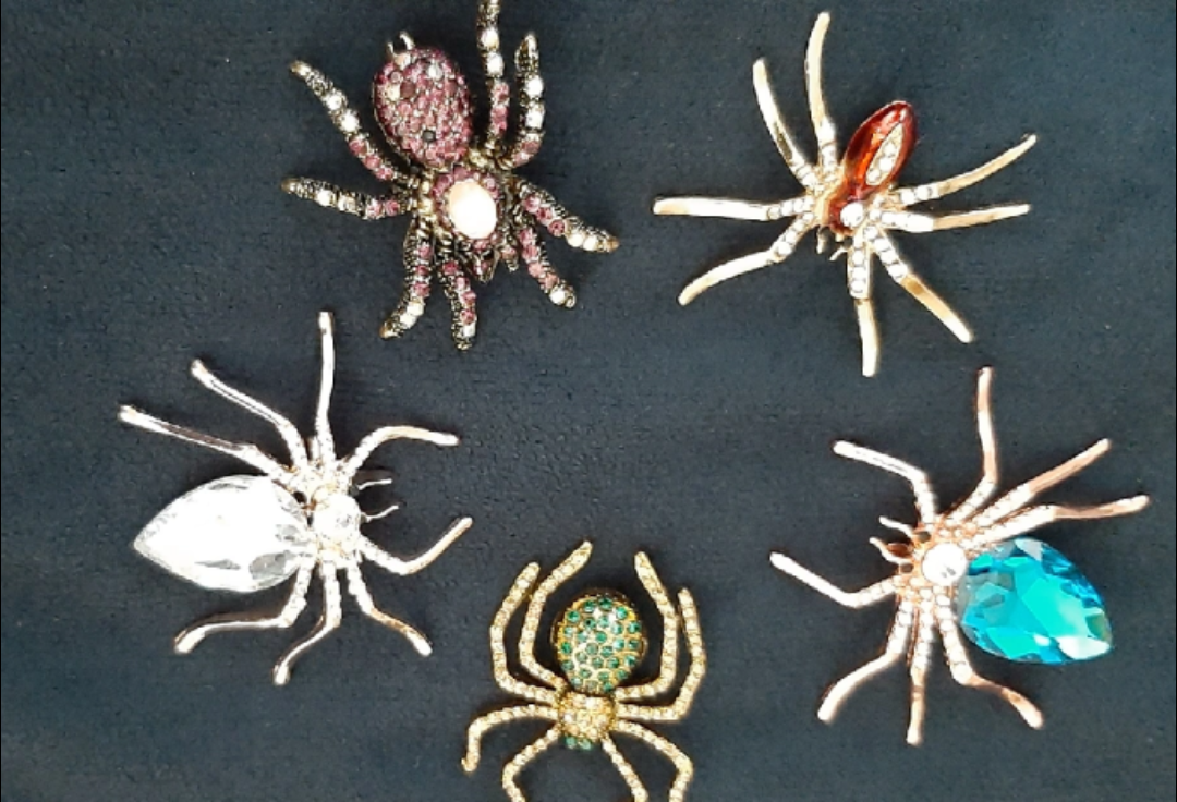 Spider Brooches - $10 each