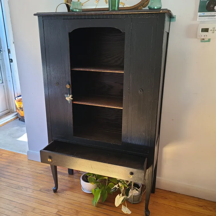 Vintage Black Cabinet for $50!! image indicator(5)