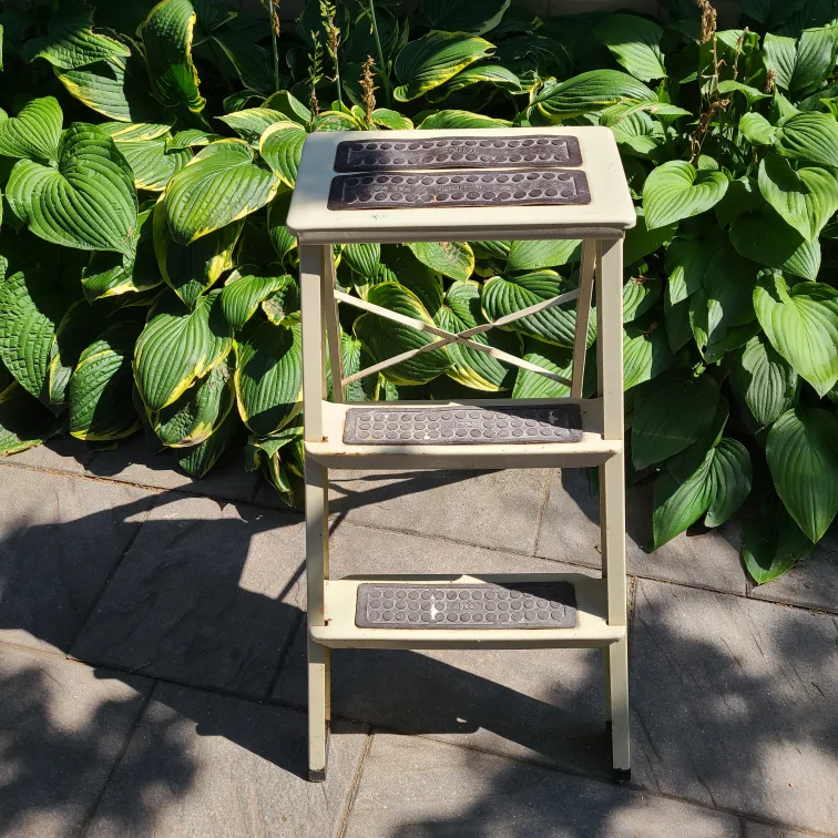 Folding metal Step Stool for $10 image indicator(3)