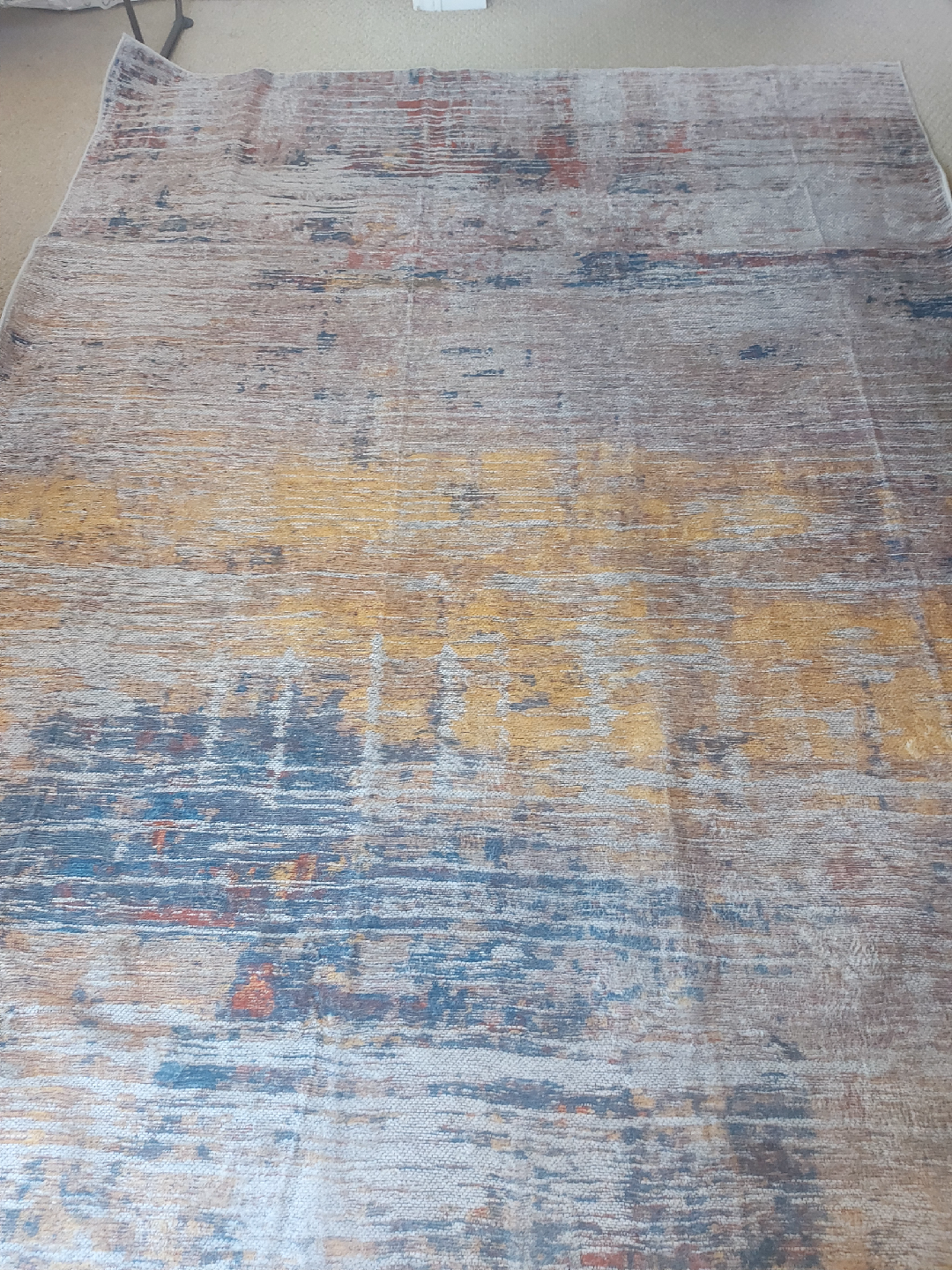 Area Rug 6ft ×9ft washable Wood Grain Pattern brand new - photo 5