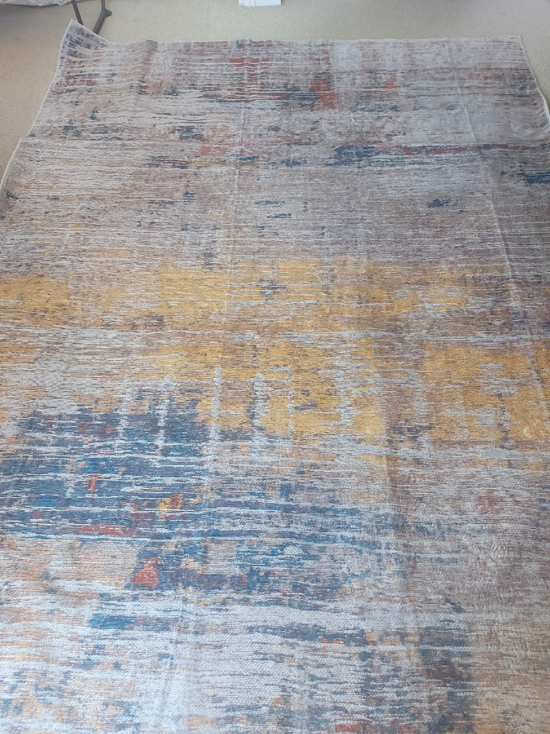 Area Rug 6ft ×9ft washable Wood Grain Pattern brand new image indicator(5)