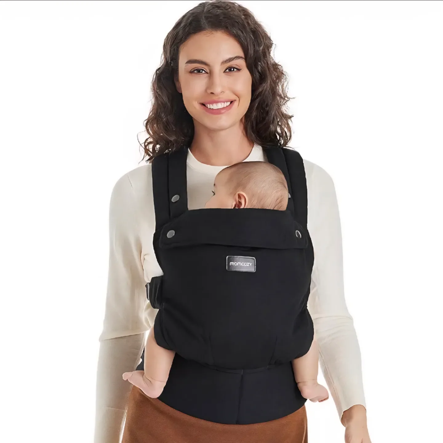 Momcozy Baby Carrier - Black - Brand New thumbnail
