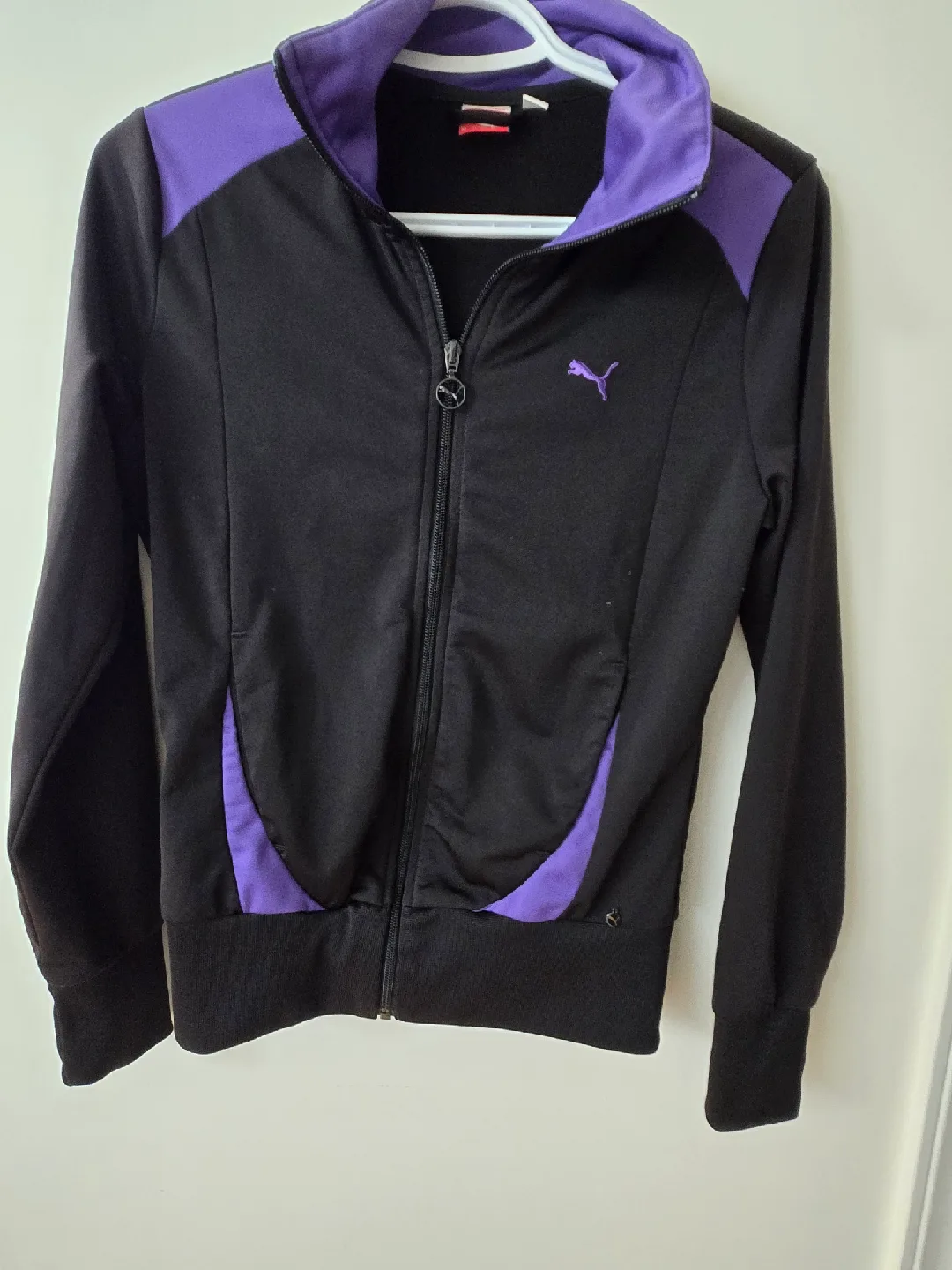 Puma Sportlifestyle XS Track Jacket - Black & Purple thumbnail