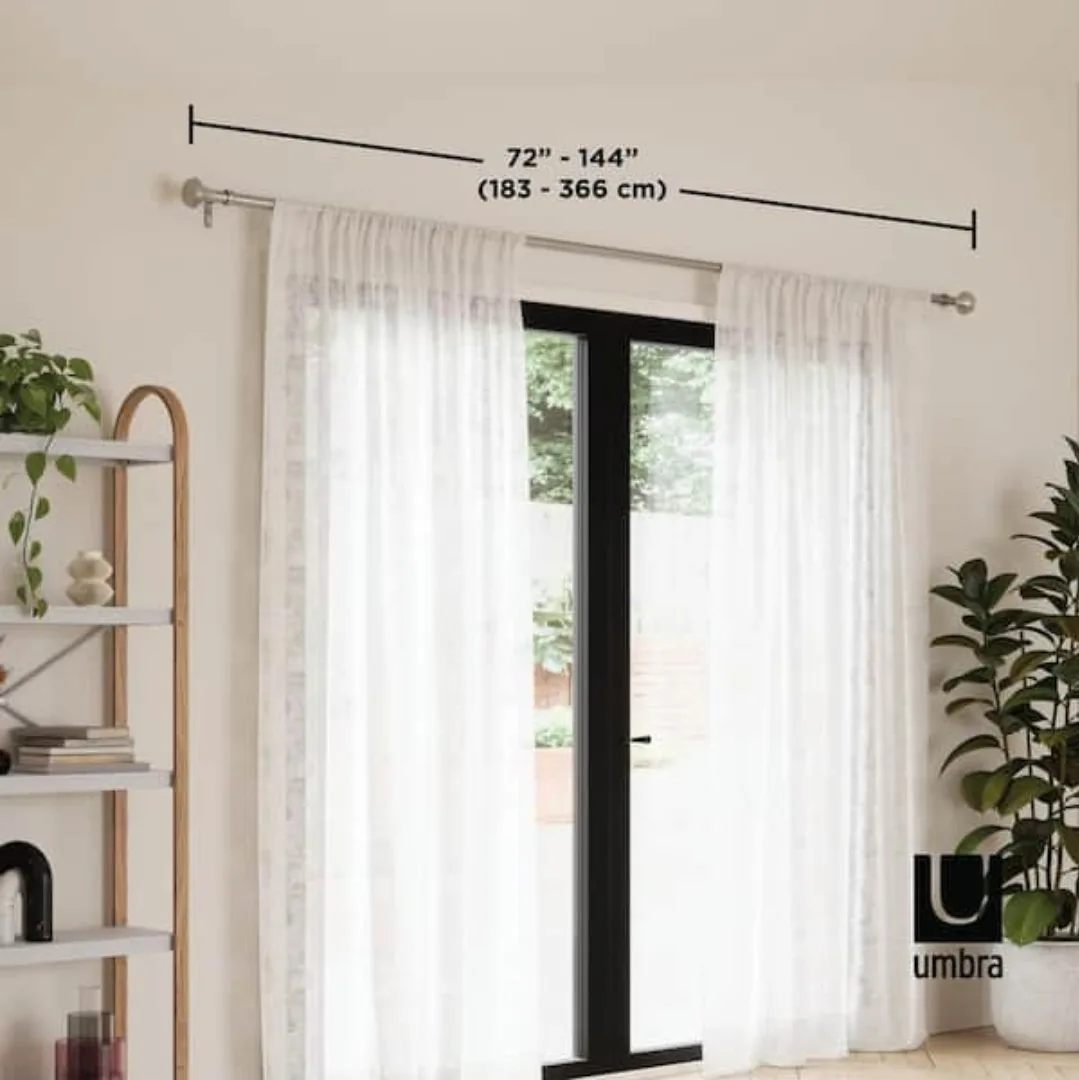 Umbra Curtain Rod - 72"-144" image indicator(2)