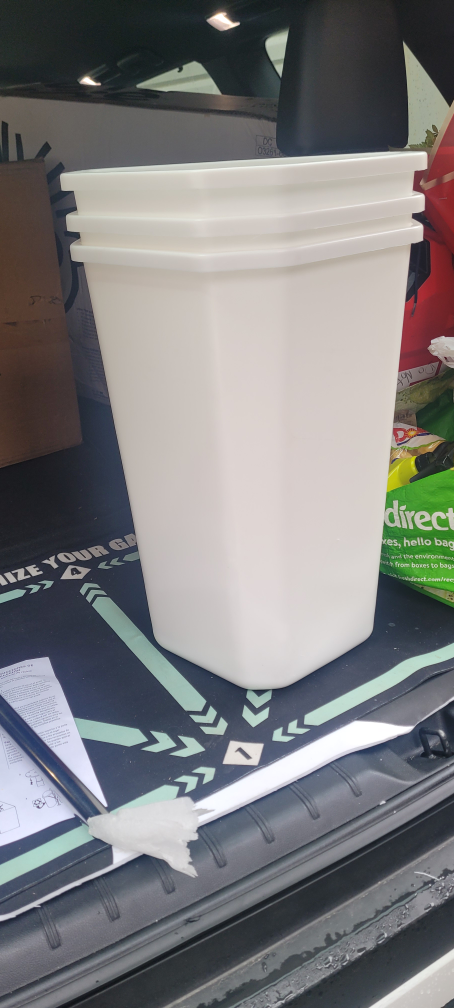 Knape & Vogt Rotary Recycling Center - White, 32 Quart Bins - photo 2
