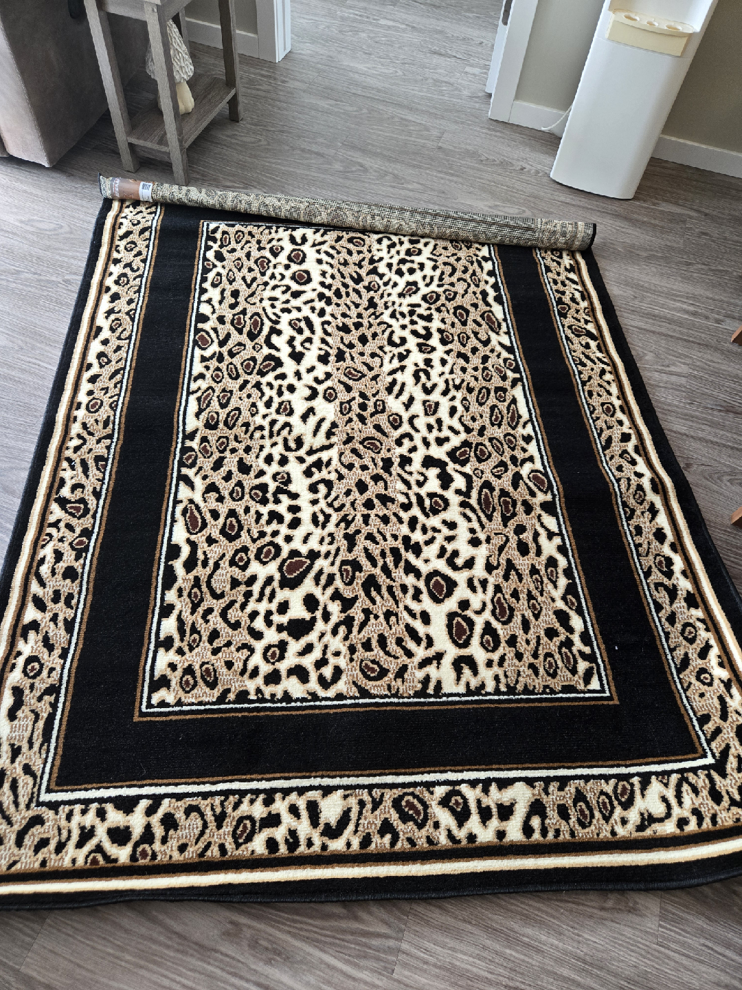 Leopard Print Area Rug