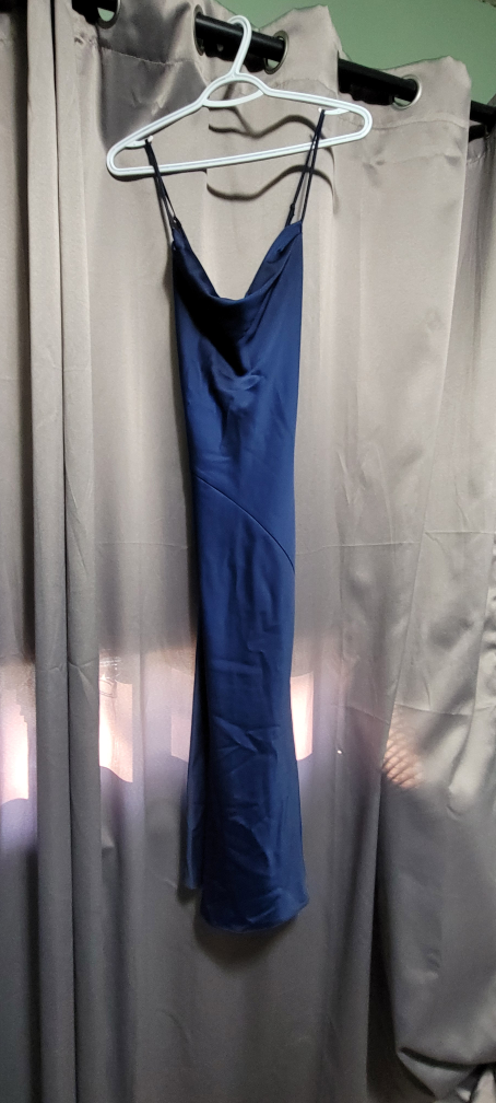 Navy Blue Slip Dress Name brand Ever New - photo 2