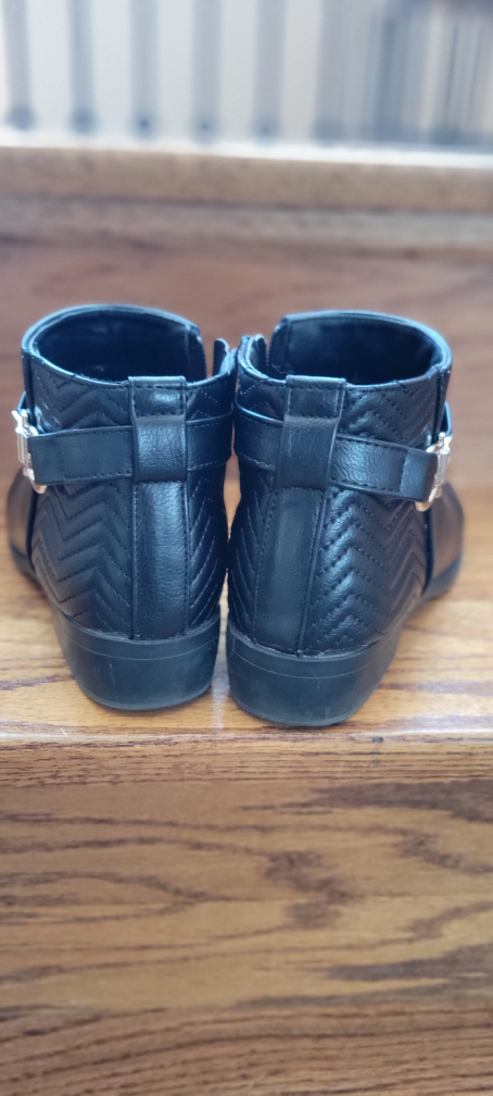 Nautica Black Ankle Boots - Size 4 - photo 3