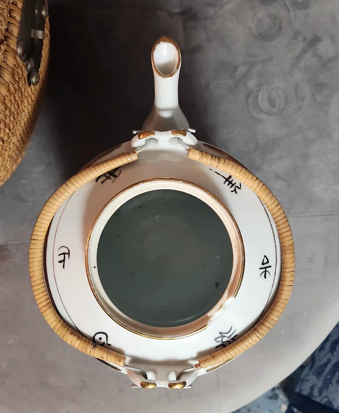 Vintage Asian Style Tea Pot Set image indicator(6)