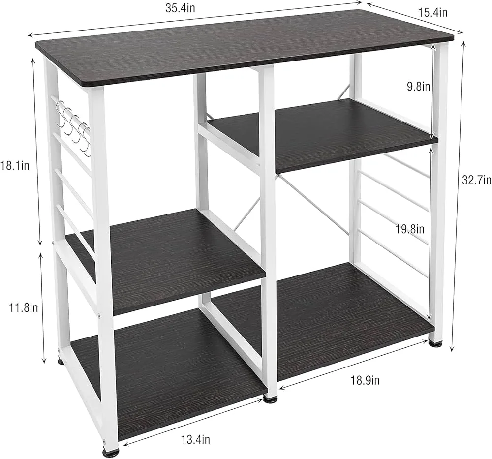 Kitchen Baker's Rack with Storage Shelves image indicator(2)