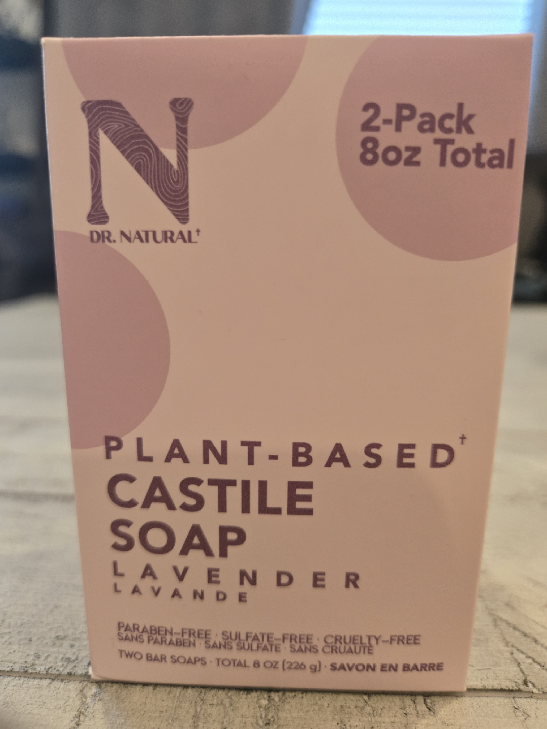 Dr. Natural Plant-Based Castile Soap - Lavender 2-Pack
