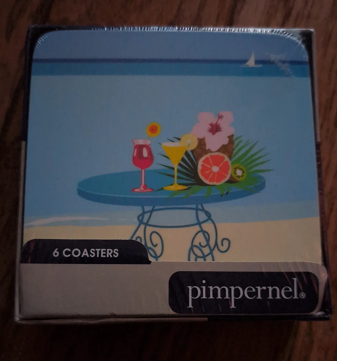 PIMPERNEL Tropical Delight Coasters - Set of 6 image indicator(2)