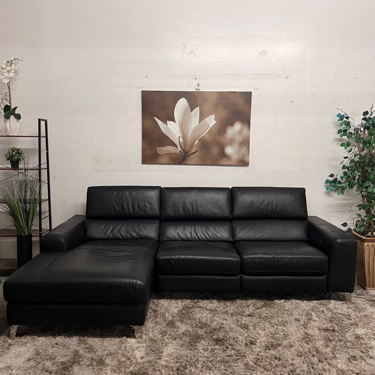 Scan design leather recliner sectional. Power Recliner. Delivery - photo 2
