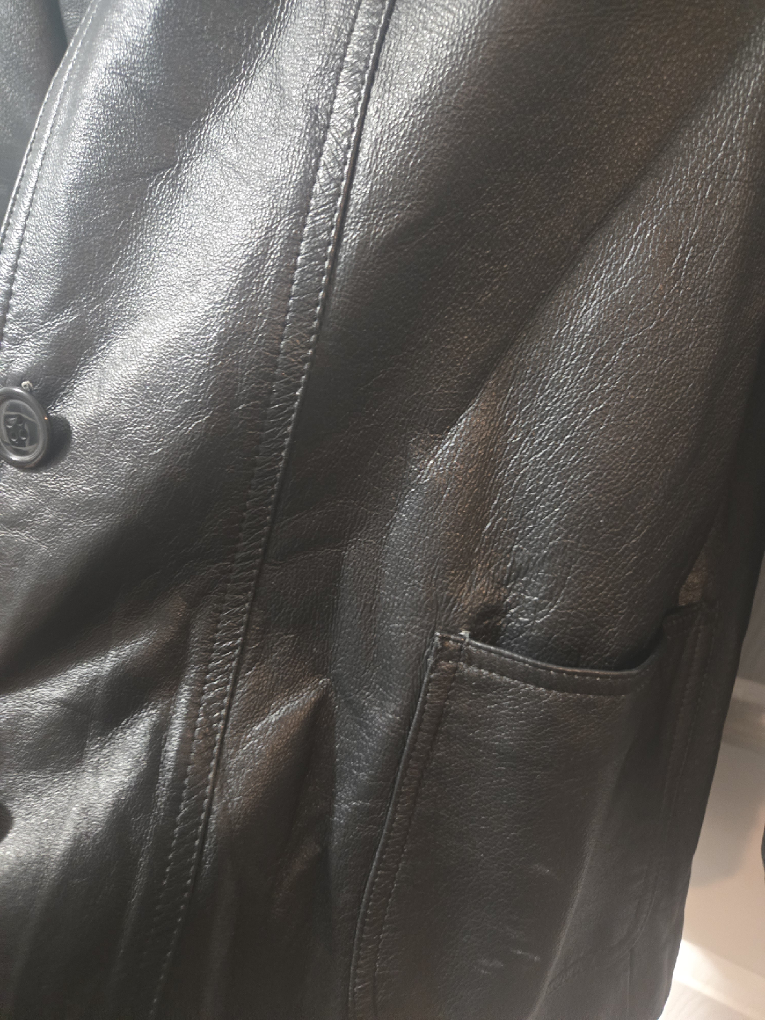Ravix Black Leather Jacket - photo 3