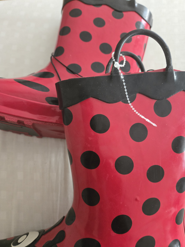 Western Chief Ladybug Rain Boots - Kids Size 4 - photo 4