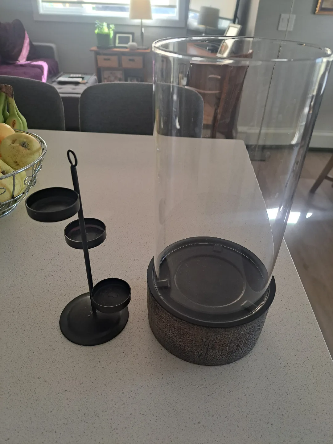 PartyLite Candleholder with Glass Hurricane image indicator(2)