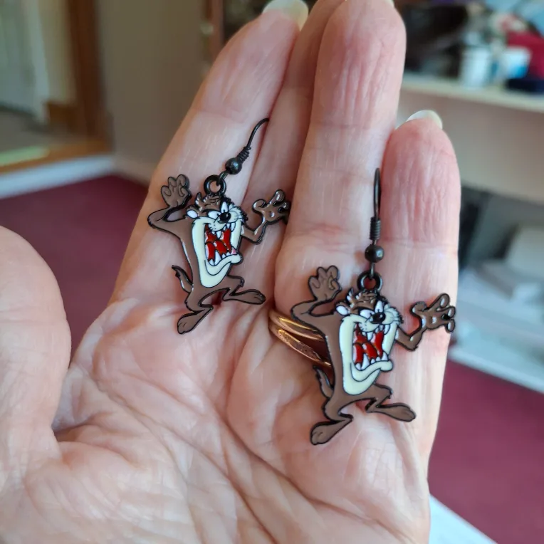 Tasmanian Devil Dangle Earrings thumbnail