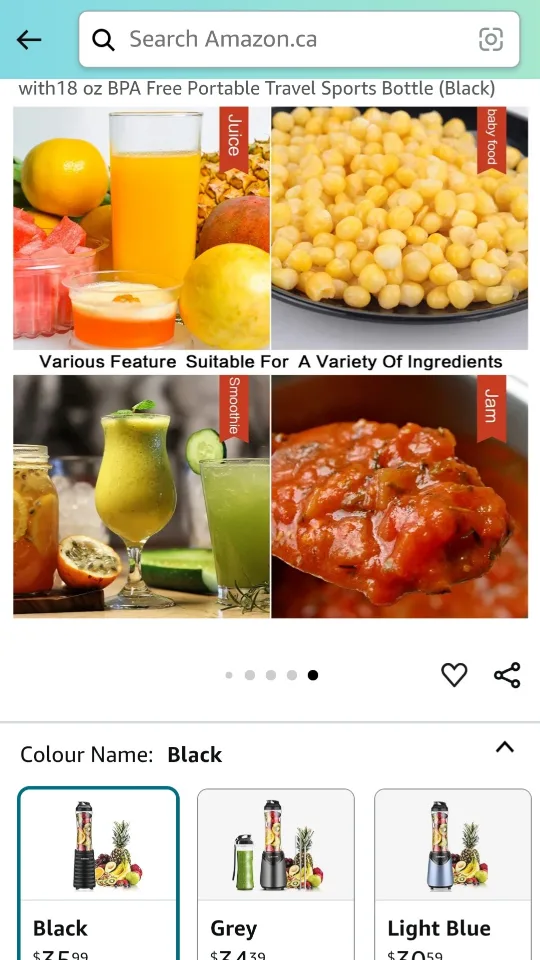 ➡️LaReveuse Smoothies Blender Personal Size 300Watts, 18 oz image indicator(7)