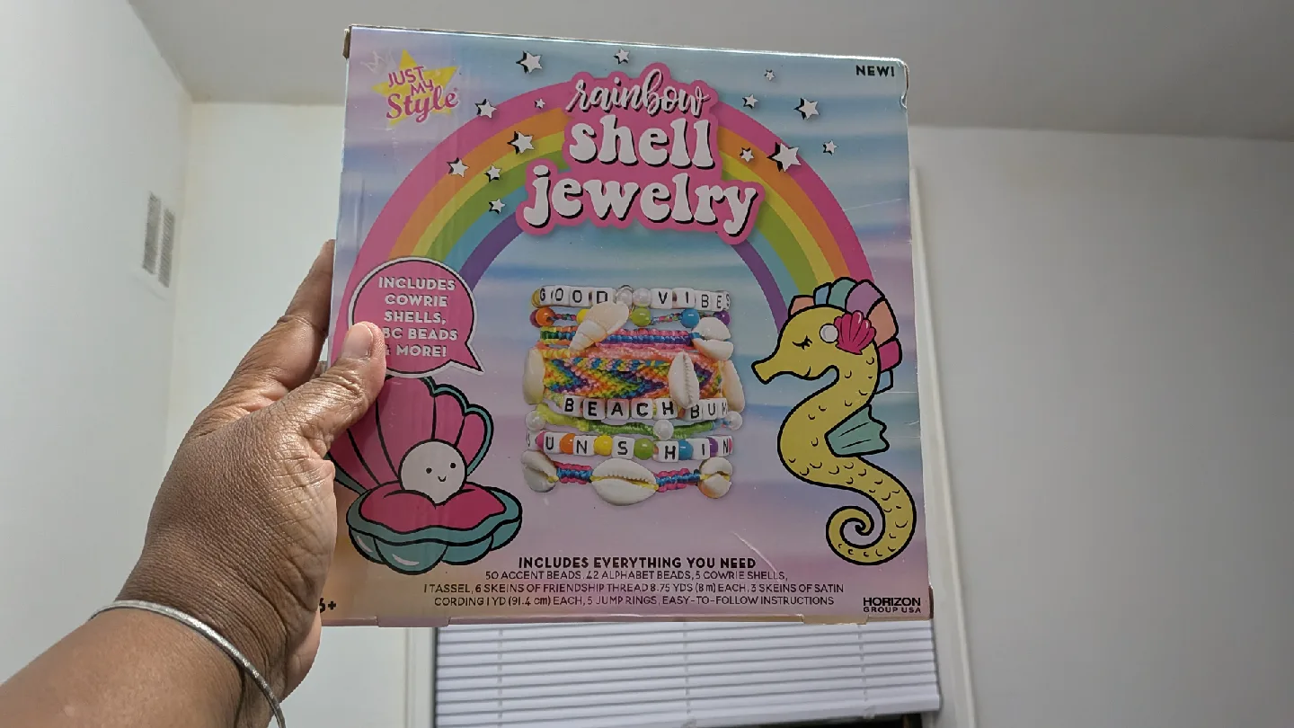 Just My Style Rainbow Shell Jewelry Kit - New image indicator(2)