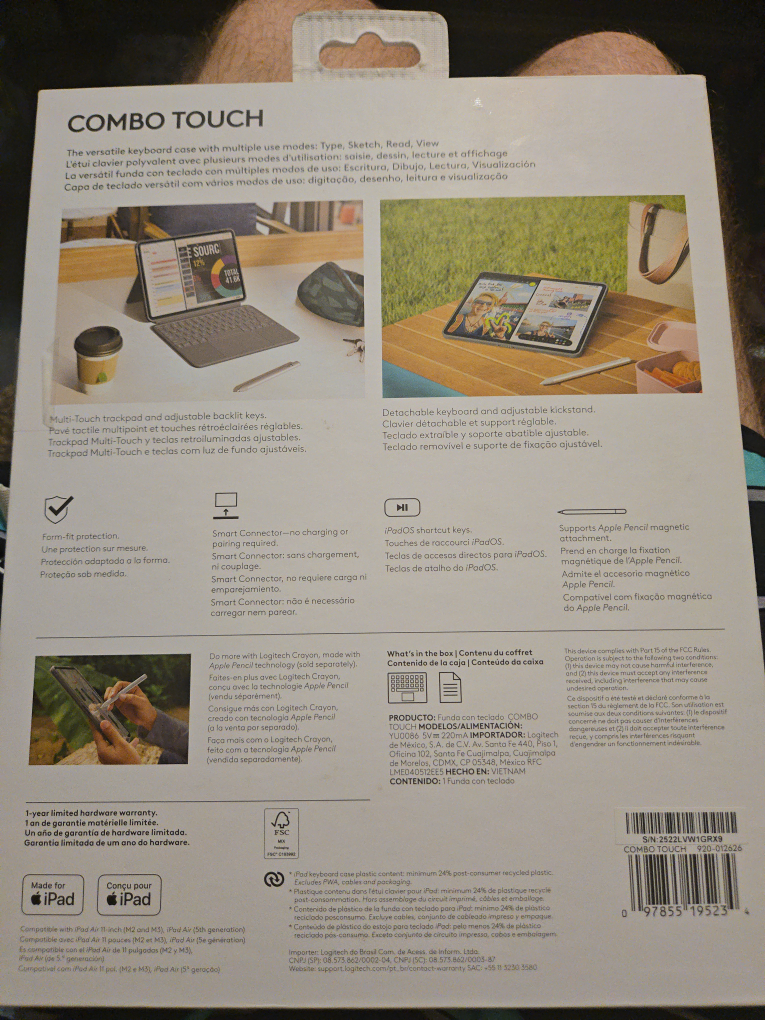 Logitech Combo Touch iPad Air 11-inch Keyboard Case - photo 2