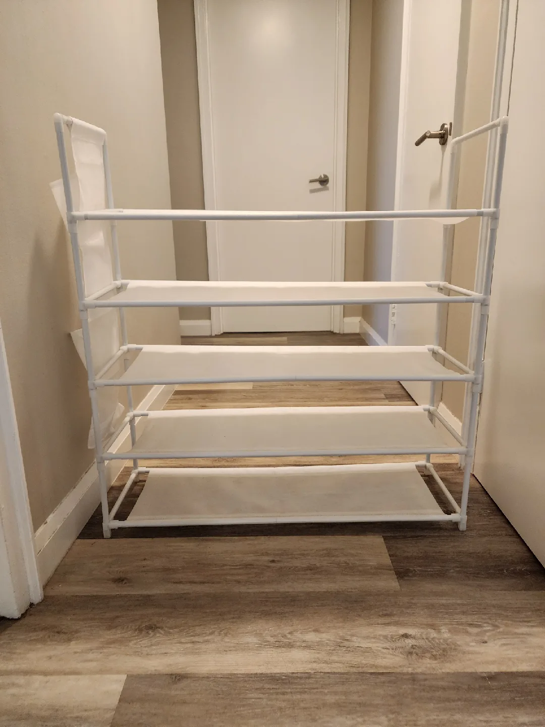 White 4-Tier Shoe Rack thumbnail