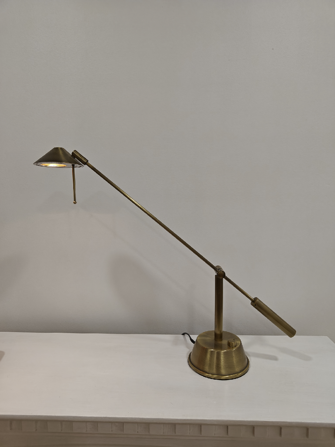 Antique Brass Table Lamp - photo 2
