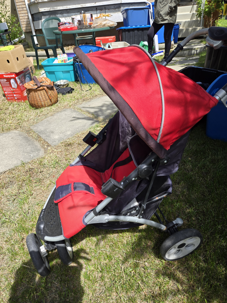Red Baby Jogger Stroller