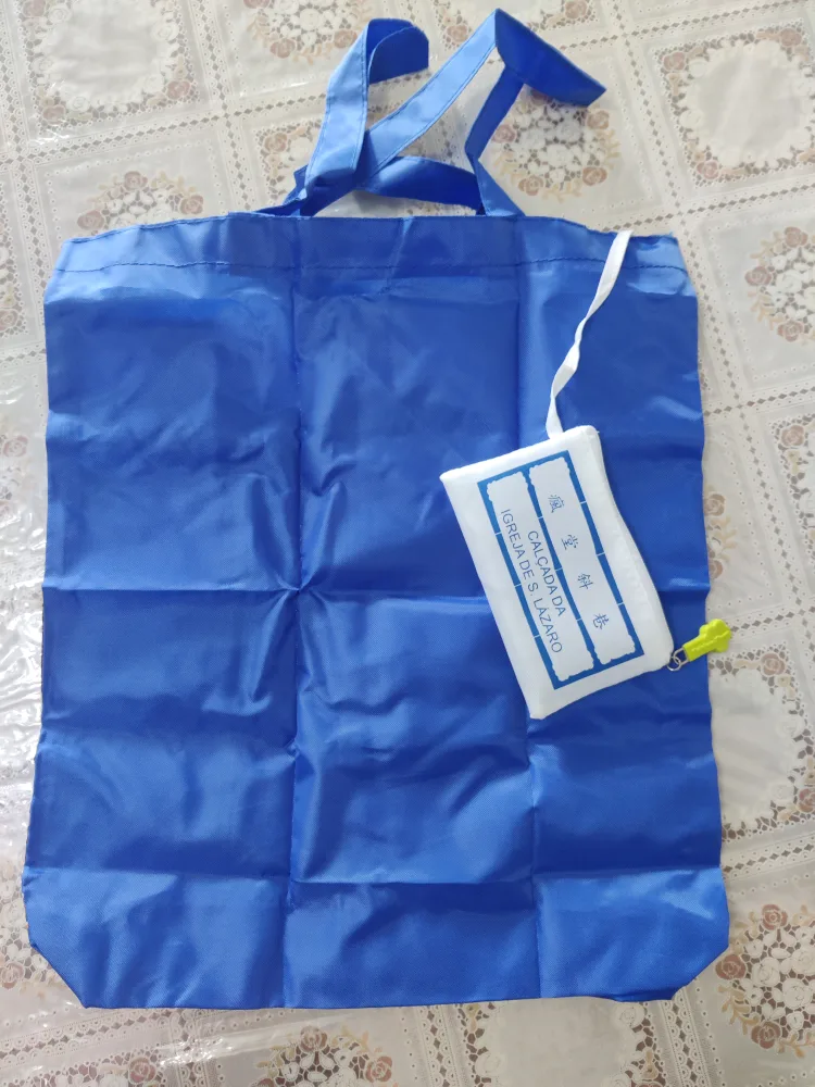 Macau City Scene Blue Tote Bag image indicator(3)