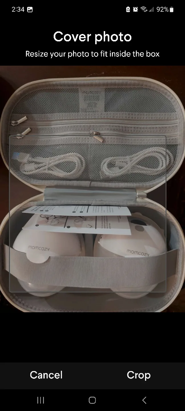 Momcozy M5 Hands Free Breast Pump 2 pack brand new image indicator(5)