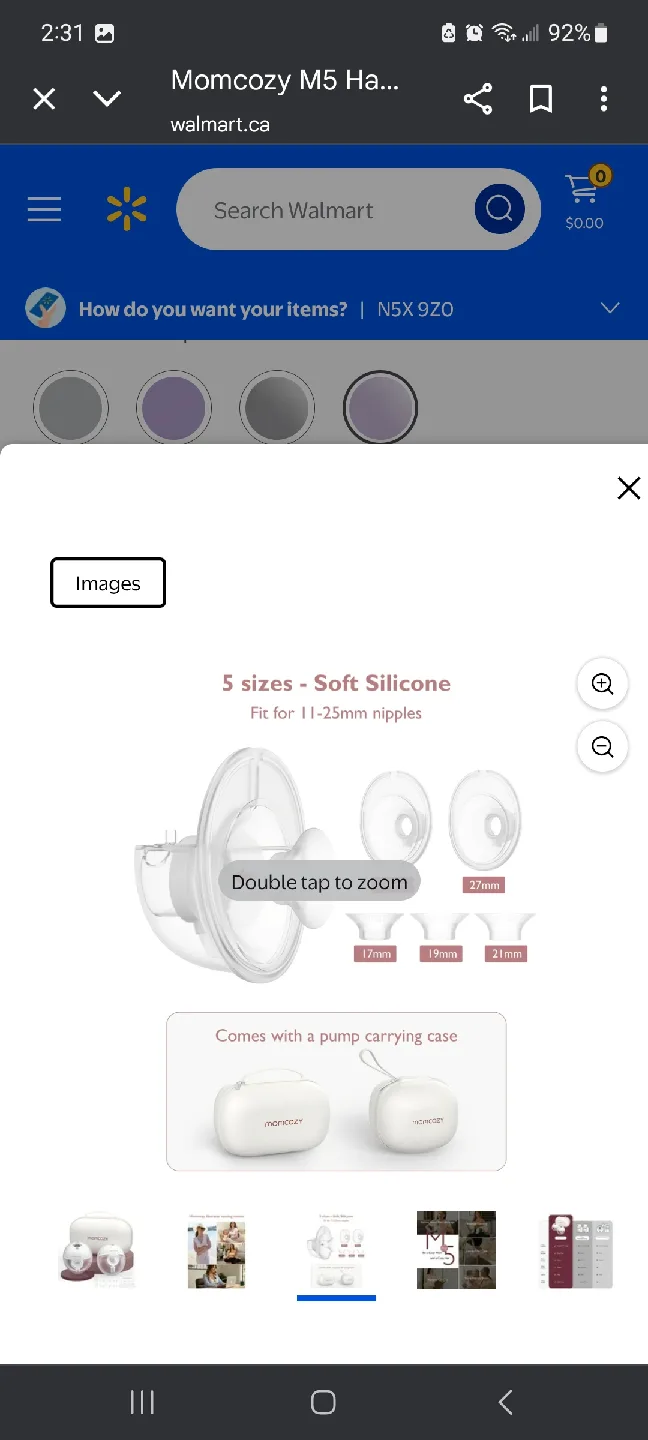 Momcozy M5 Hands Free Breast Pump 2 pack brand new image indicator(6)