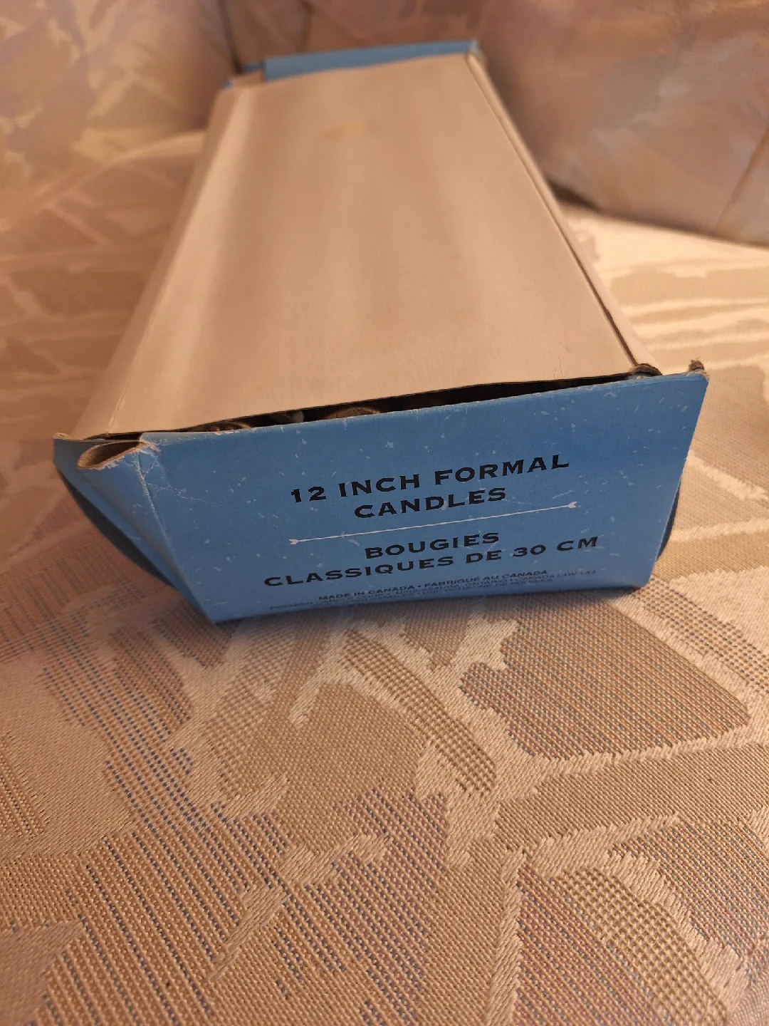 12 inch candles gold & shiny image indicator(2)