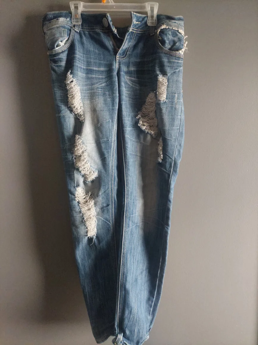 Distressed Denim Jeans thumbnail