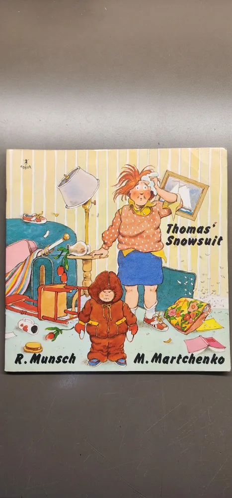 Thomas' Snowsuit by Robert Munsch thumbnail