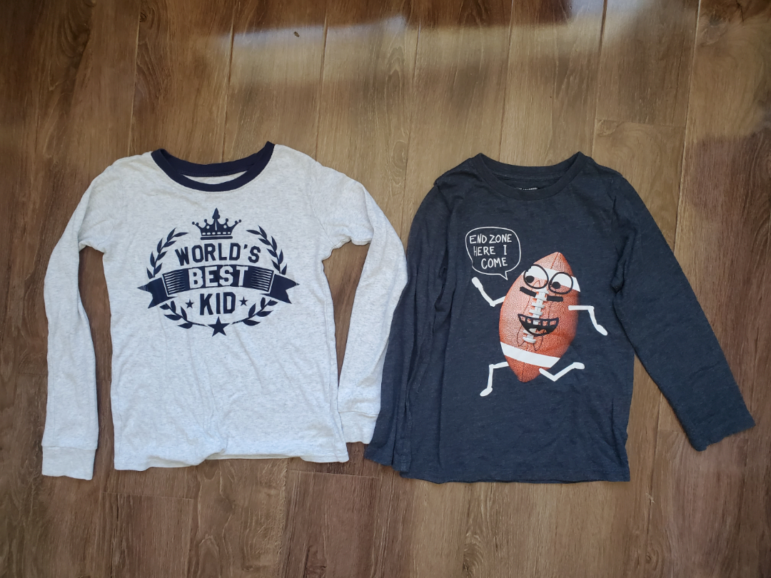 2 Long Sleeve Shirts - Size 5T