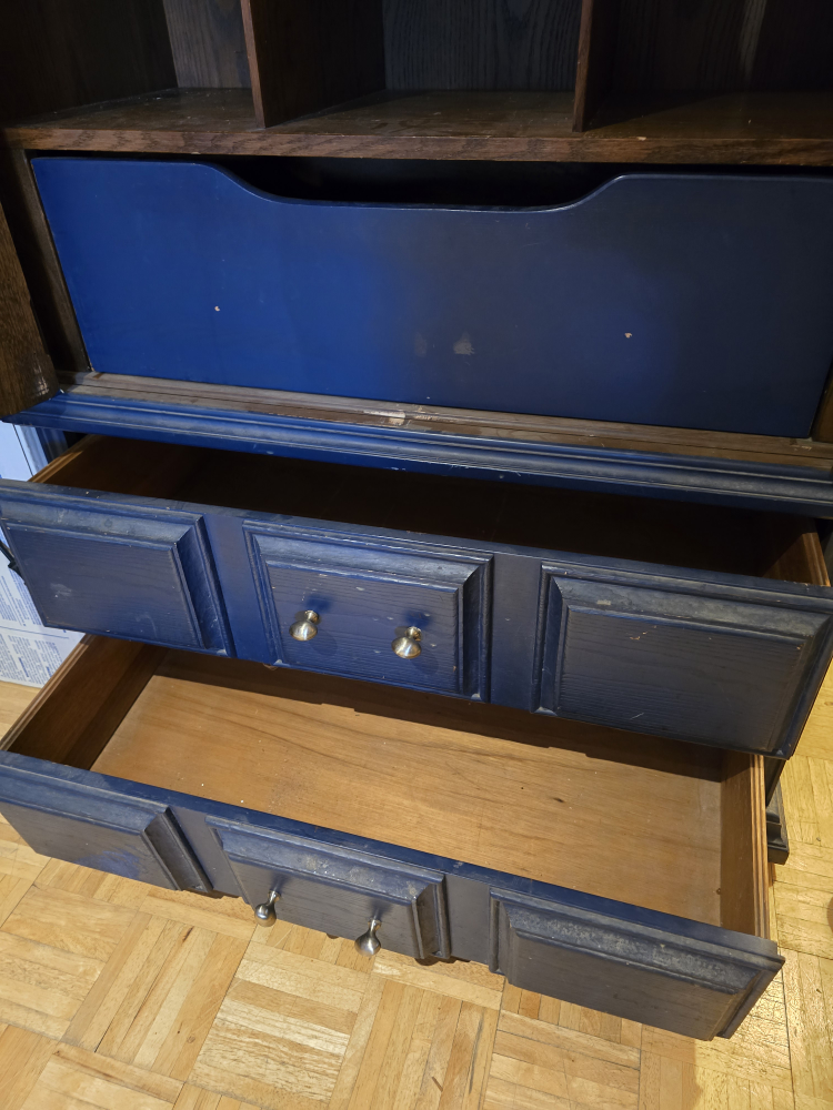Blue Wooden Armoire - photo 5