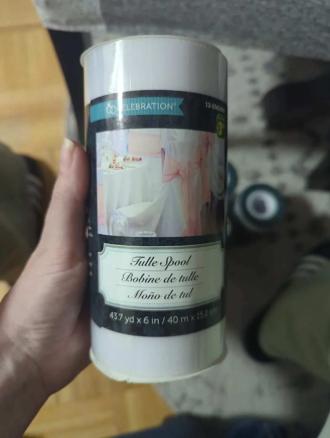 Celebration Tulle Spool, 43.7 yd x 6 in thumbnail