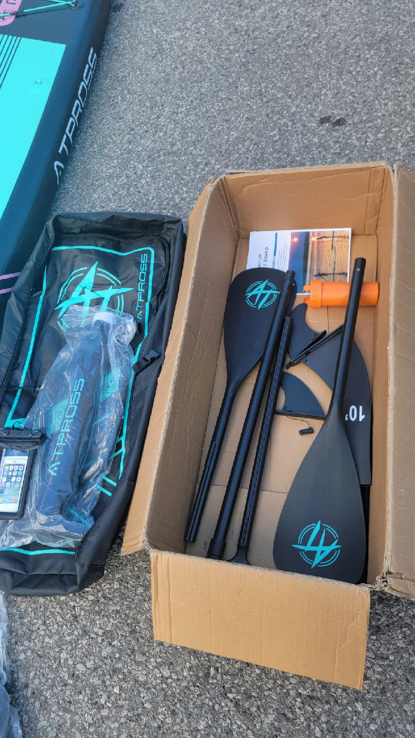 ATPROSS 11'6"x35" Inflatable Paddle Board – Extra Wide 450lbs image indicator(5)