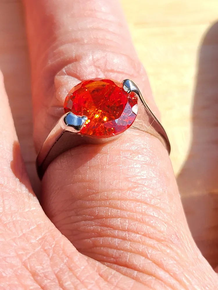 Orange Stone Ring thumbnail