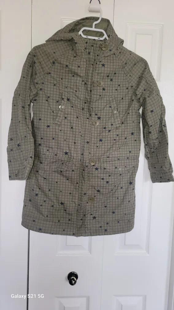 Gap Kids L/G Olive Green Star Jacket image indicator(3)