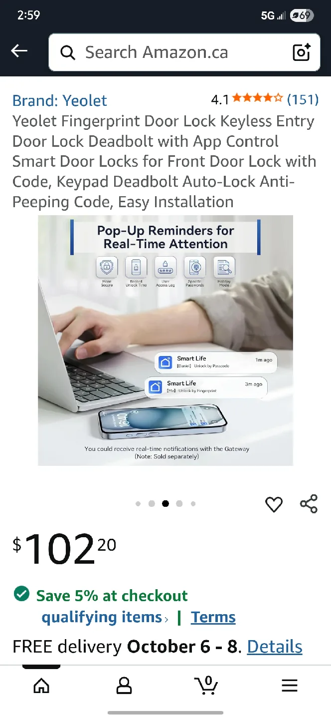 Smart Lock image indicator(6)